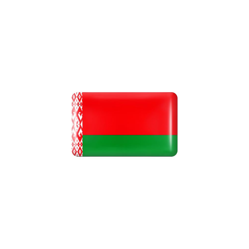 10pcs 3D Epoxy Car Interior Flag Stickers belarus by HitMyNeed
