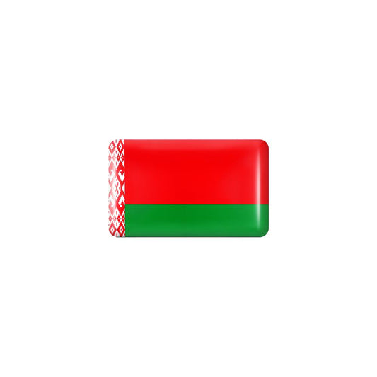 10pcs 3D Epoxy Car Interior Flag Stickers belarus by HitMyNeed
