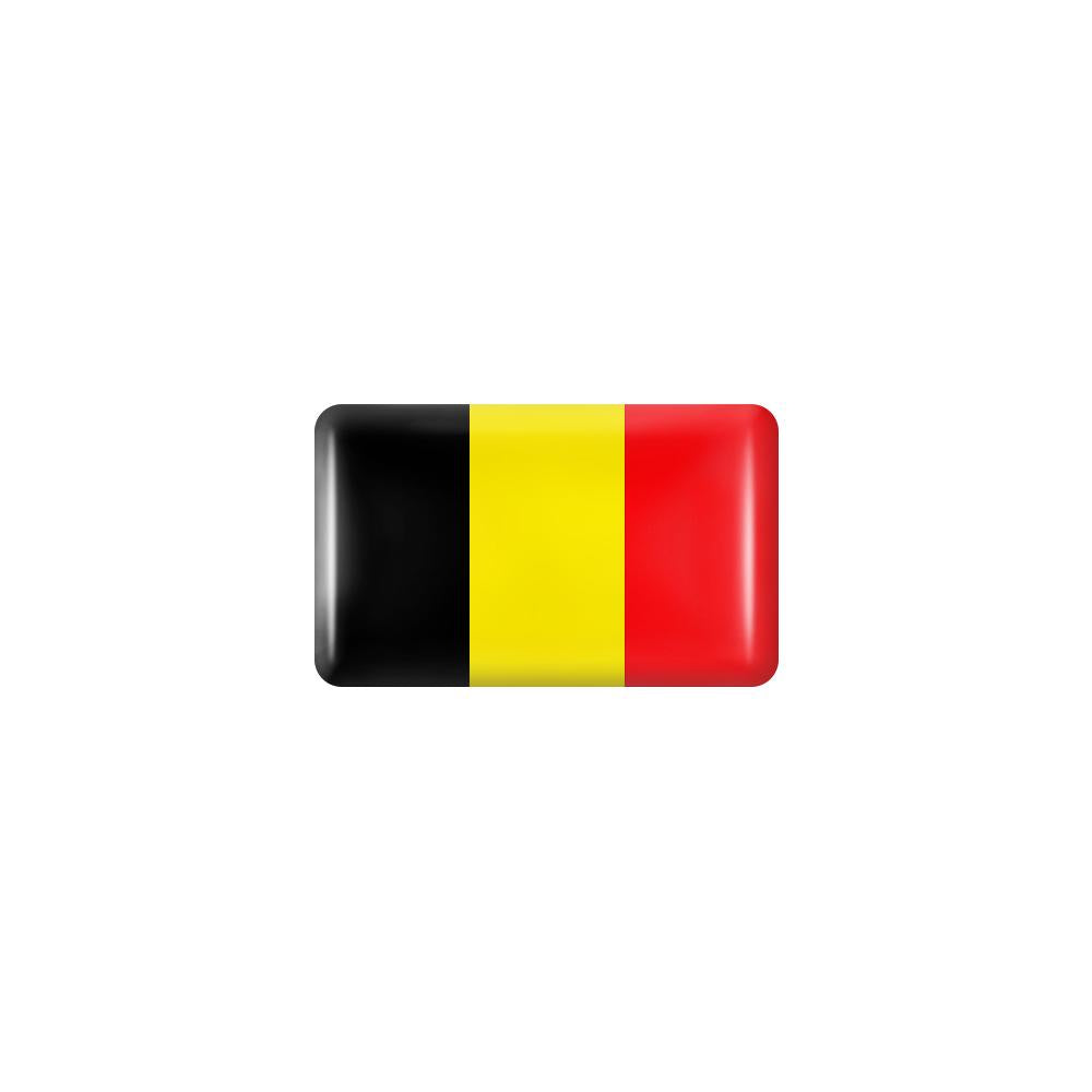 10pcs 3D Epoxy Car Interior Flag Stickers belgium by HitMyNeed