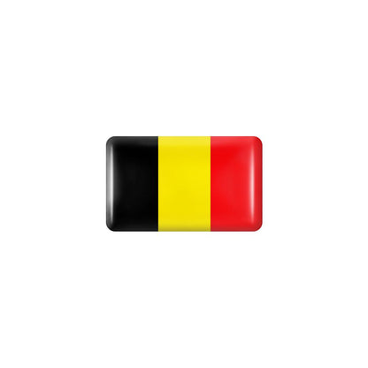 10pcs 3D Epoxy Car Interior Flag Stickers belgium by HitMyNeed