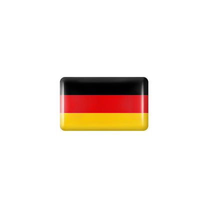 10pcs 3D Epoxy Car Interior Flag Stickers germany by HitMyNeed