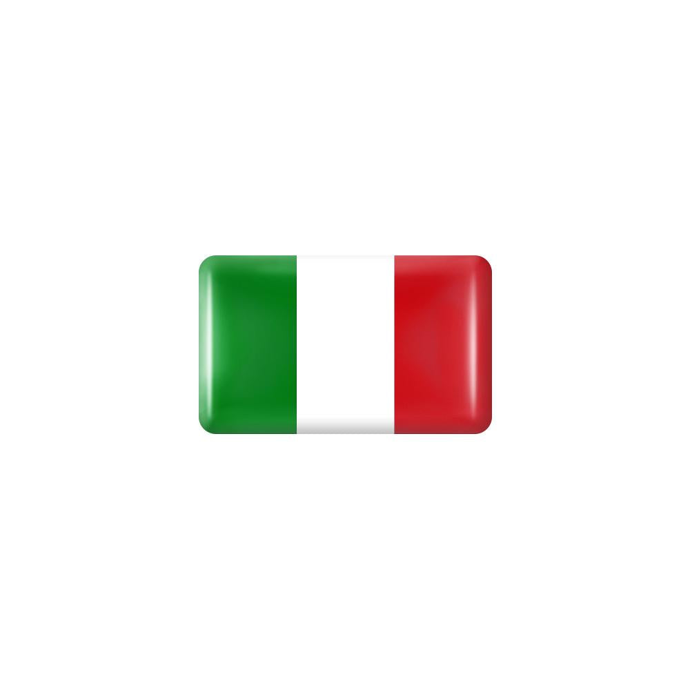 10pcs 3D Epoxy Car Interior Flag Stickers italy by HitMyNeed