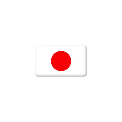 10pcs 3D Epoxy Car Interior Flag Stickers japan by HitMyNeed