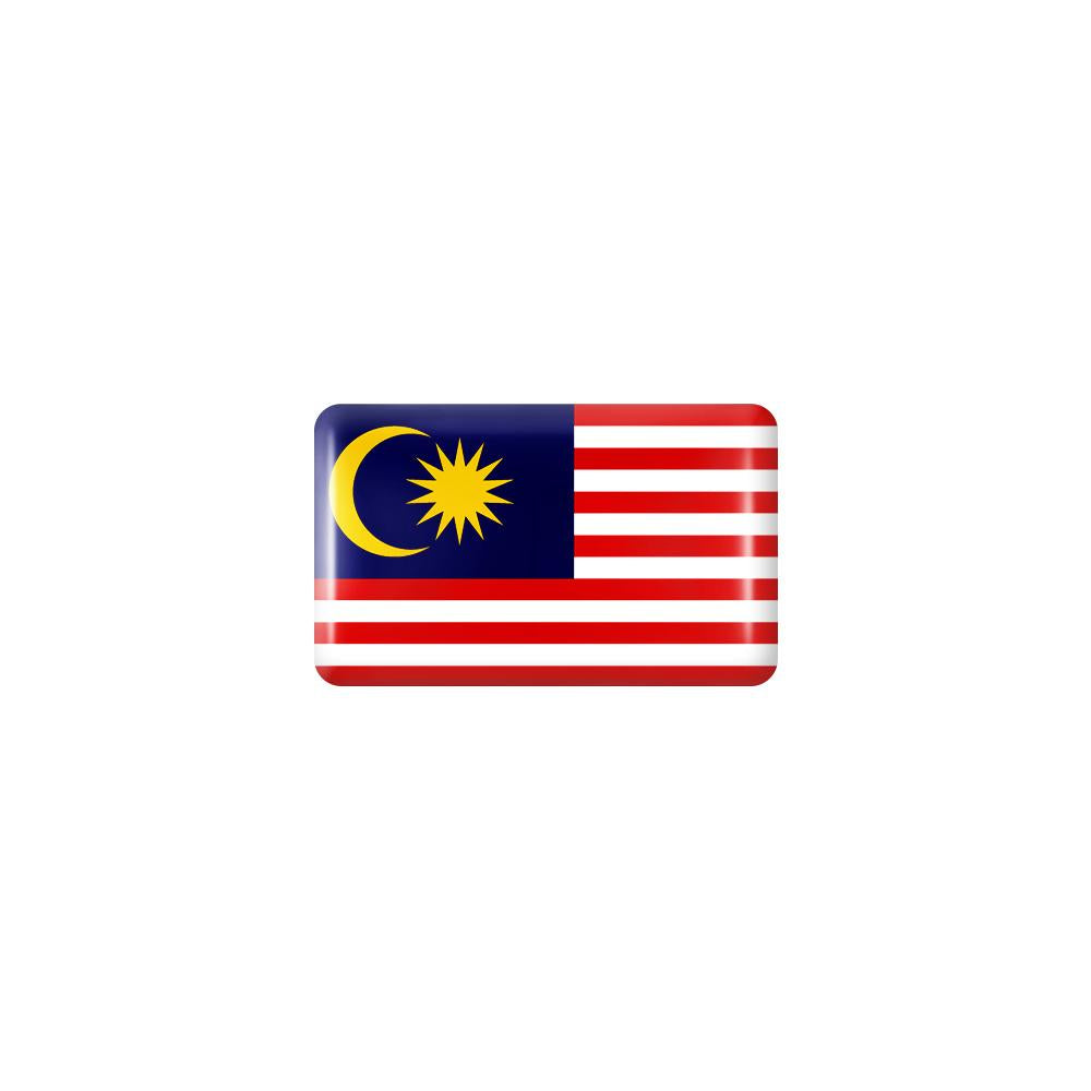 10pcs 3D Epoxy Car Interior Flag Stickers malaysia by HitMyNeed