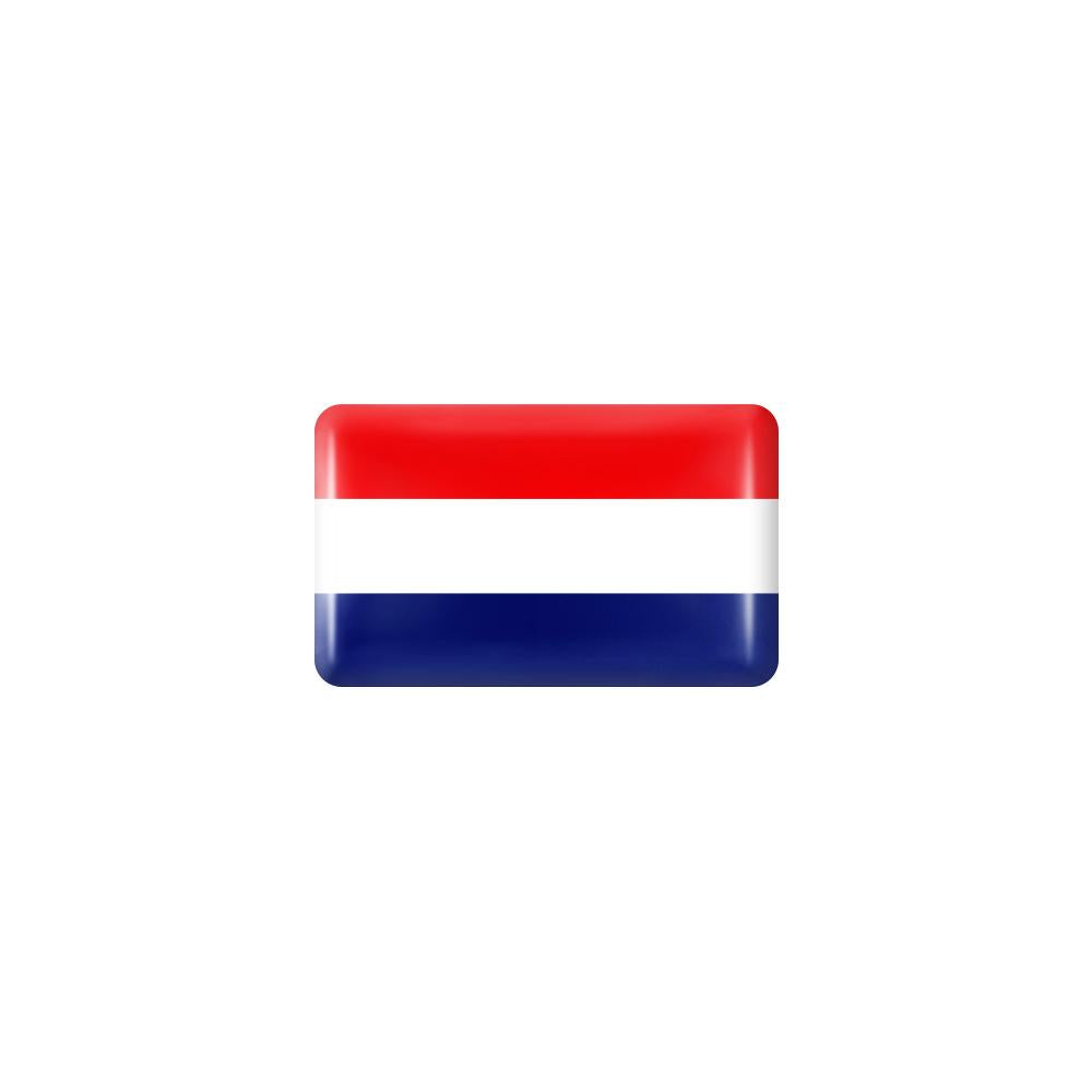 10pcs 3D Epoxy Car Interior Flag Stickers netherlands by HitMyNeed