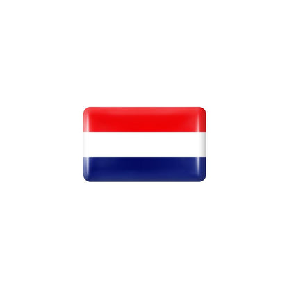 10pcs 3D Epoxy Car Interior Flag Stickers netherlands by HitMyNeed