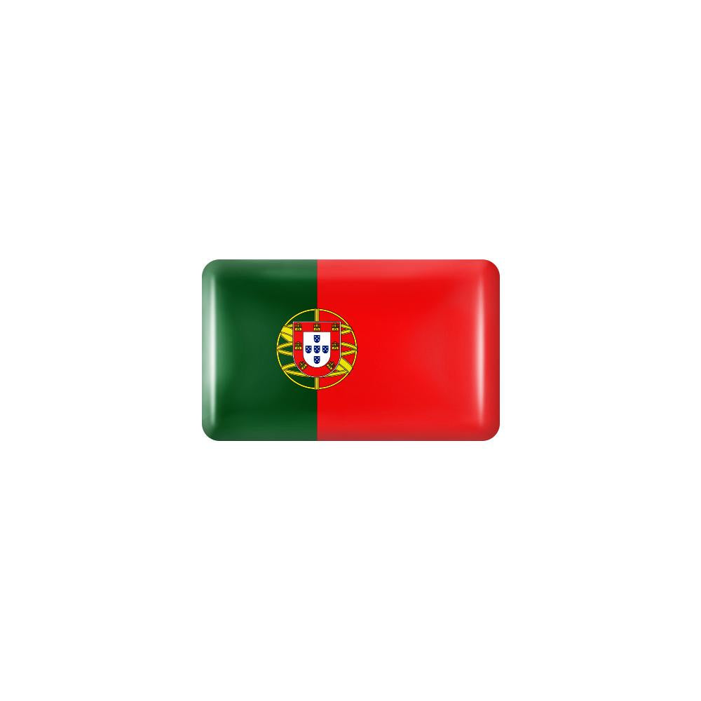10pcs 3D Epoxy Car Interior Flag Stickers portugal by HitMyNeed