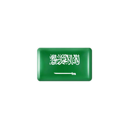 10pcs 3D Epoxy Car Interior Flag Stickers saudi-arabia by HitMyNeed