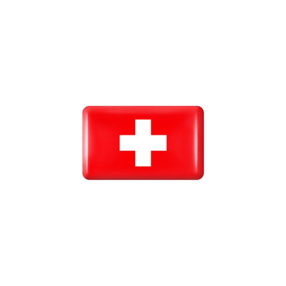 10pcs 3D Epoxy Car Interior Flag Stickers switzerland by HitMyNeed