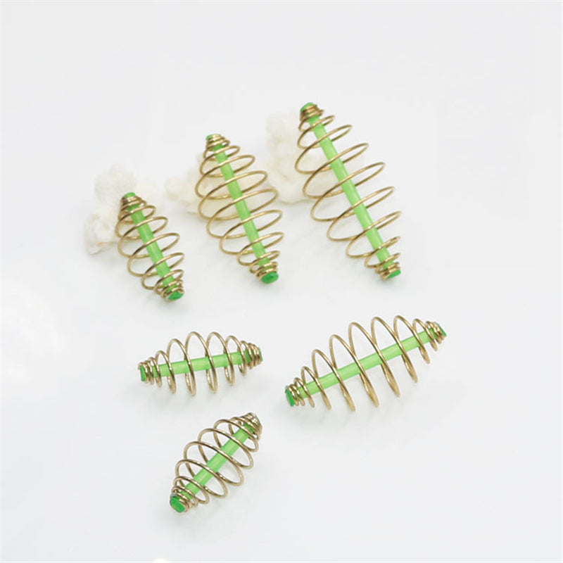 10pcs Carp Fishing Spring Feeders, 3 Weights 3cm by HitMyNeed
