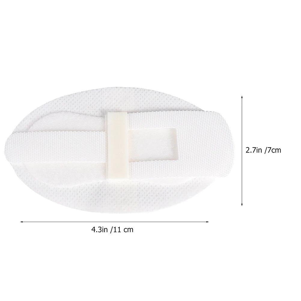 10pcs Universal Catheter Fixation Stickers, White by HitMyNeed
