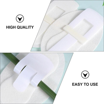 10pcs Universal Catheter Fixation Stickers, White by HitMyNeed