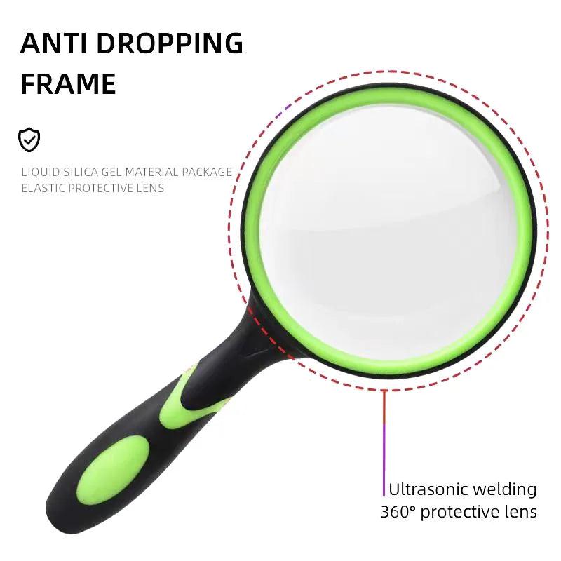 10X Handheld Magnifying Glass 50mm Lens by HitMyNeed