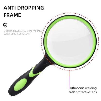 10X Handheld Magnifying Glass 50mm Lens by HitMyNeed