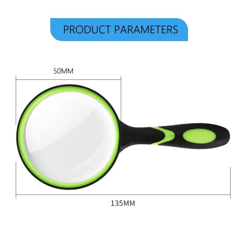 10X Handheld Magnifying Glass 50mm Lens by HitMyNeed