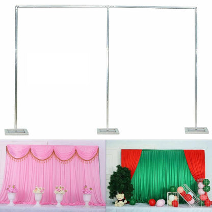 10x20Ft Silver Wedding Backdrop Stand Pipe Kit by HitMyNeed