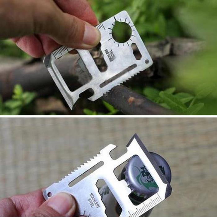 11-in-1 Wallet Multi Tool Card by HitMyNeed