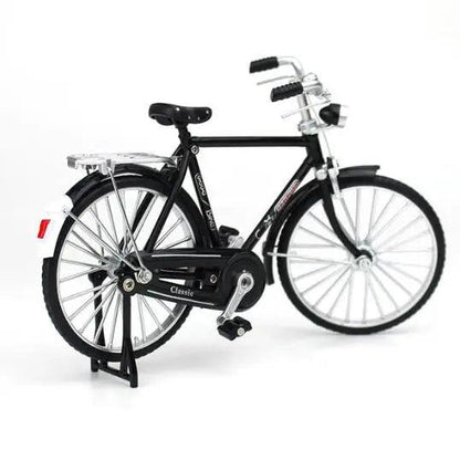 1:10 Alloy Mountain Bike Diecast Model for Collectors retro-black by HitMyNeed