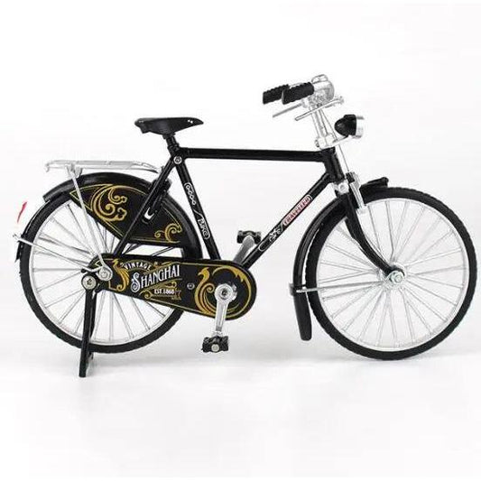 1:10 Alloy Mountain Bike Diecast Model for Collectors retro-black-pro by HitMyNeed