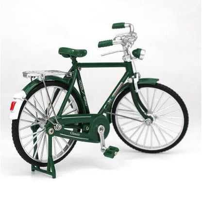 1:10 Alloy Mountain Bike Diecast Model for Collectors retro-green by HitMyNeed