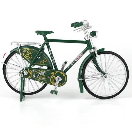 1:10 Alloy Mountain Bike Diecast Model for Collectors retro-green-pro by HitMyNeed