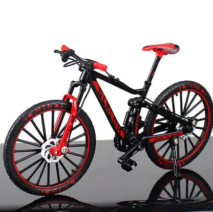 1:10 Diecast Mini Mountain Bike Finger Model Toy red-foam-box by HitMyNeed