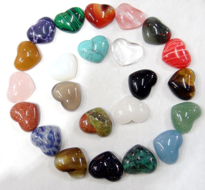 Mini Heart Shaped Stones Set (30pcs)