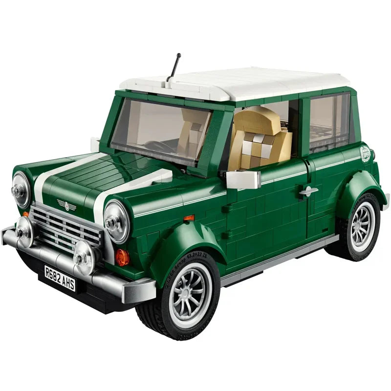 1106pcs Classic MINI Cooper MK VII Car Building Set by HitMyNeed