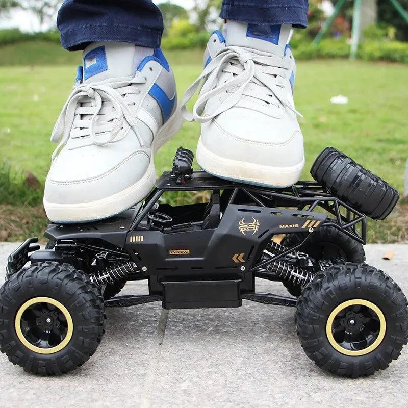 1:12 4WD Off-Road RC Car with LED Lights 2.4GHz by HitMyNeed