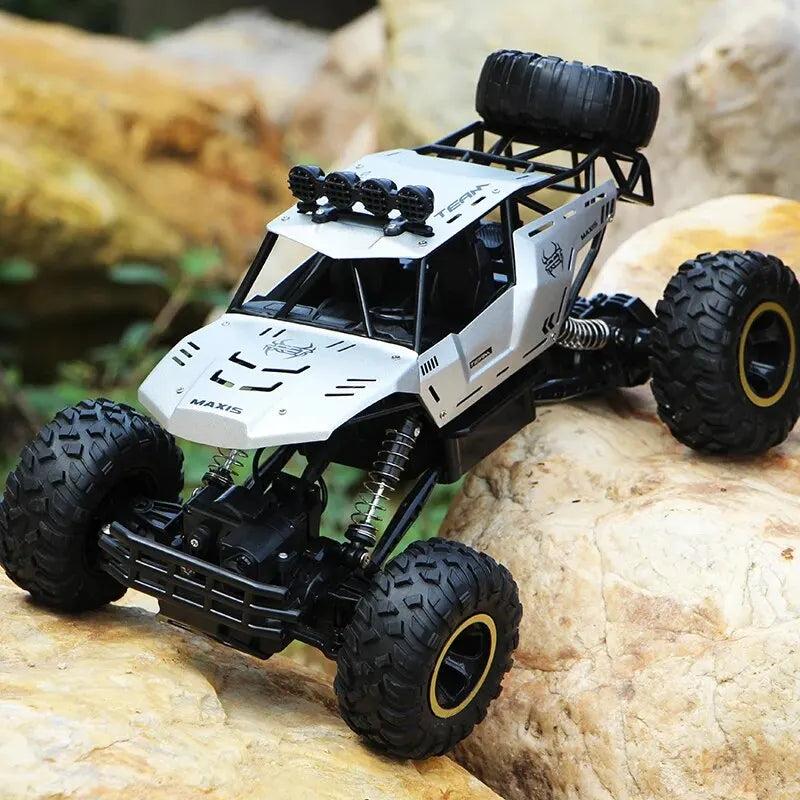 1:12 4WD Off-Road RC Car with LED Lights 2.4GHz by HitMyNeed