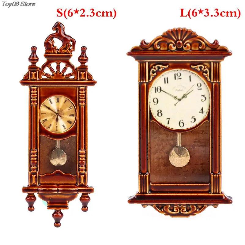 1:12 Dollhouse Miniature Wall Clock by HitMyNeed