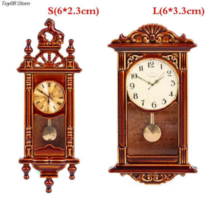1:12 Dollhouse Miniature Wall Clock by HitMyNeed