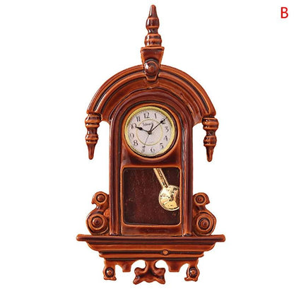 1:12 Dollhouse Miniature Wall Clock 5-5x2-9cm by HitMyNeed
