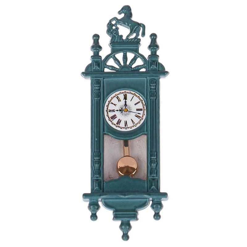 1:12 Dollhouse Miniature Wall Clock metal by HitMyNeed