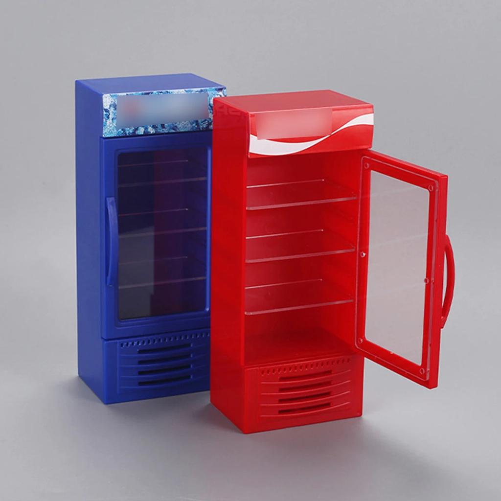 1:12 Mini Supermarket Refrigerator Dollhouse Set by HitMyNeed