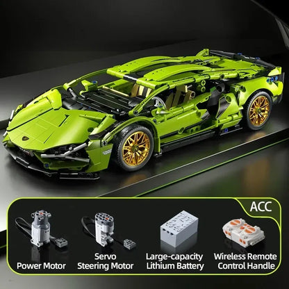 1:14 RC Racing Supercar 1280pcs Building Block Set by HitMyNeed