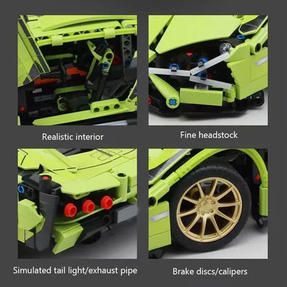 1:14 RC Racing Supercar 1280pcs Building Block Set by HitMyNeed