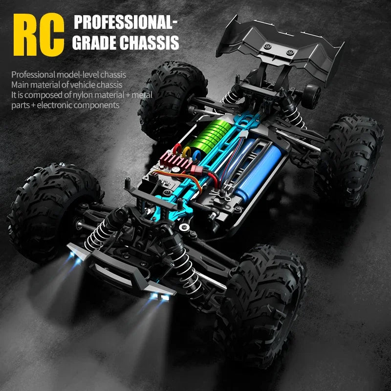 1:16 4WD 70km/h RC Drift Monster Truck with LED by HitMyNeed