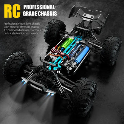 1:16 4WD 70km/h RC Drift Monster Truck with LED by HitMyNeed