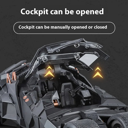 1:18 Batmobile Tumbler Diecast Car with Lights & Sound by HitMyNeed
