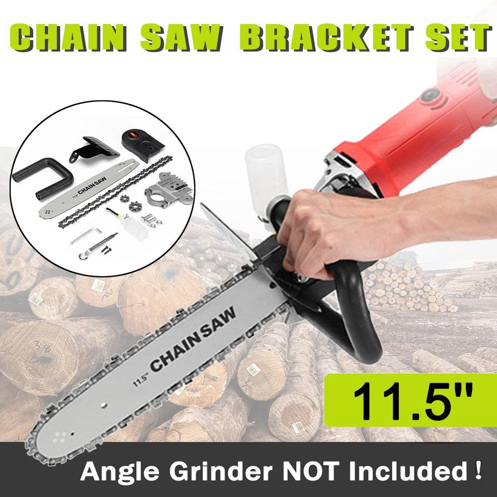 11.5" Chainsaw Blade Bracket Set for Angle Grinders by HitMyNeed