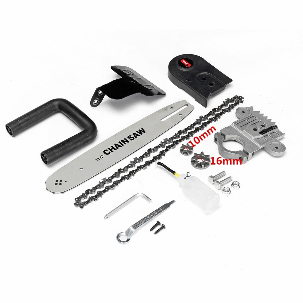 11.5" Chainsaw Blade Bracket Set for Angle Grinders by HitMyNeed