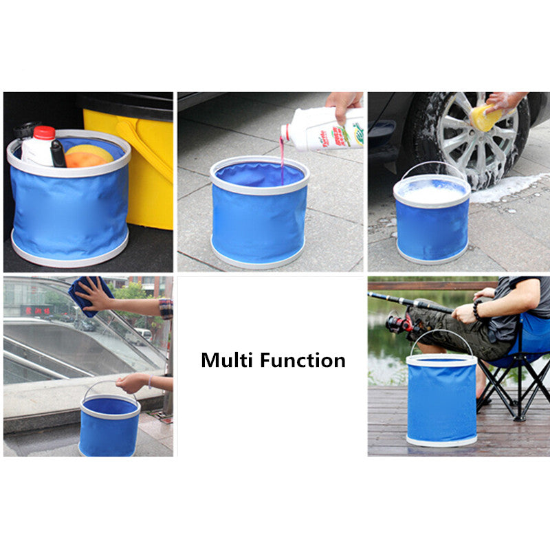 11L Portable Collapsible Folding Water Bucket by HitMyNeed