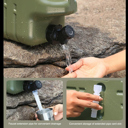 11L Portable Water Canister with Faucet, Leakproof by HitMyNeed