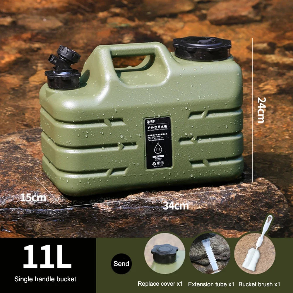 11L Portable Water Canister with Faucet, Leakproof by HitMyNeed