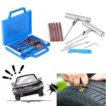 11pc Tyre Puncture Repair Kit with Case by HitMyNeed