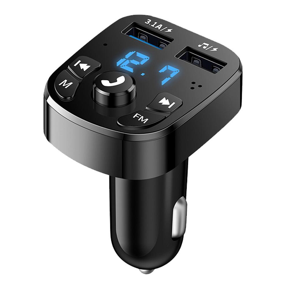 12-24V Bluetooth Car FM Transmitter with USB Charging by HitMyNeed