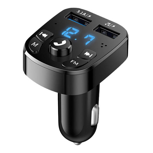 12-24V Bluetooth Car FM Transmitter with USB Charging by HitMyNeed