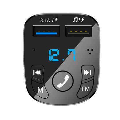 12-24V Bluetooth Car FM Transmitter with USB Charging by HitMyNeed