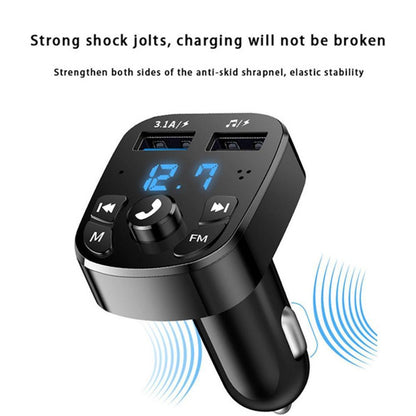 12-24V Bluetooth Car FM Transmitter with USB Charging by HitMyNeed